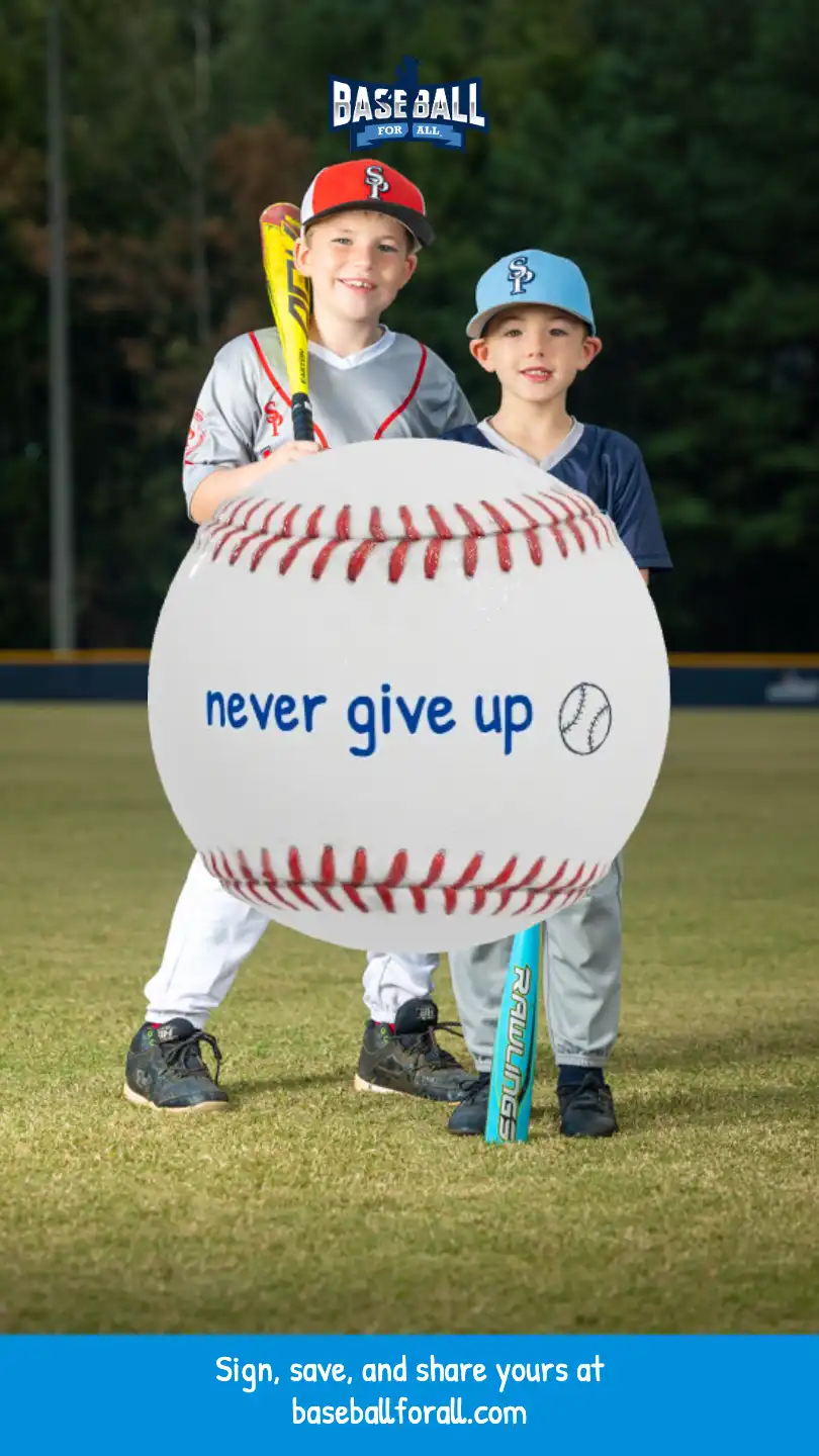 never give up