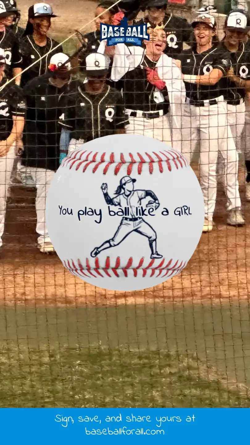 You play ball like a GIRL